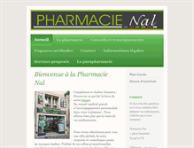 Tablet Screenshot of pharmacie-nal.com